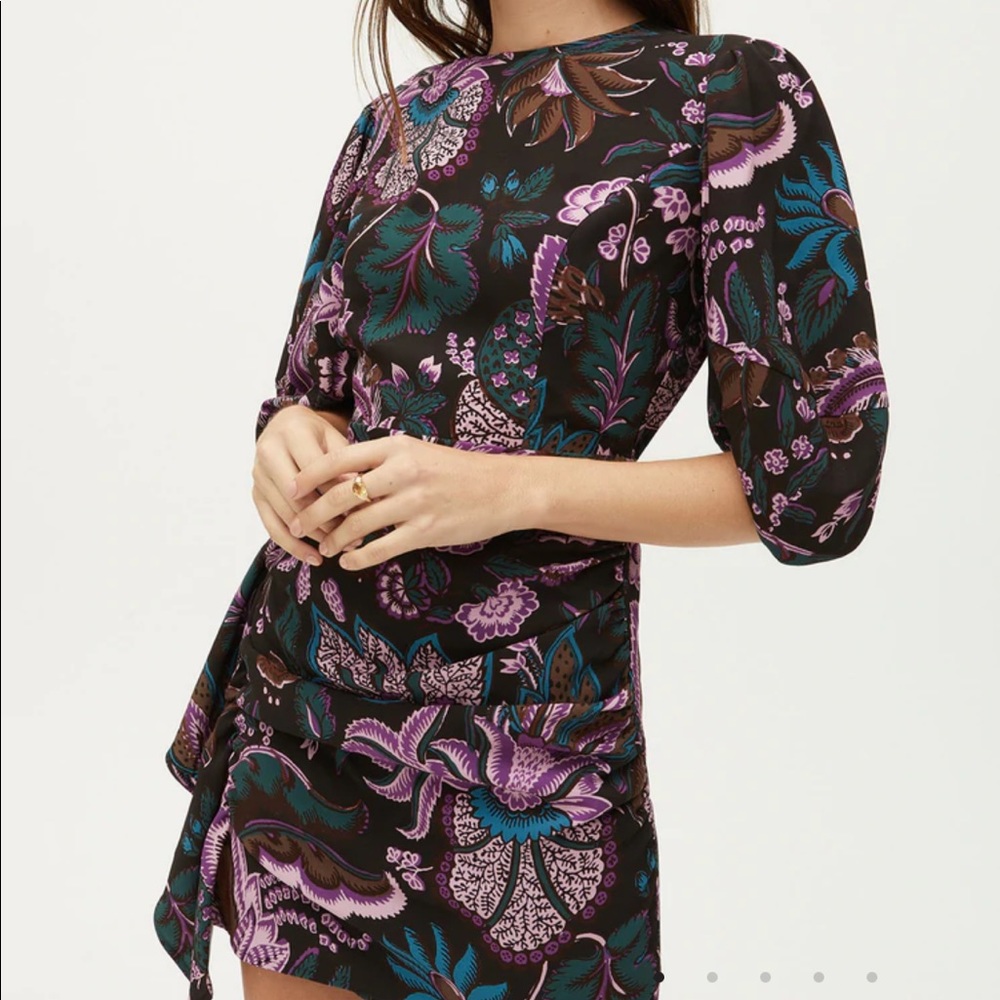 NWOT RHODE Pia Dress in Small Glowing Garden Print